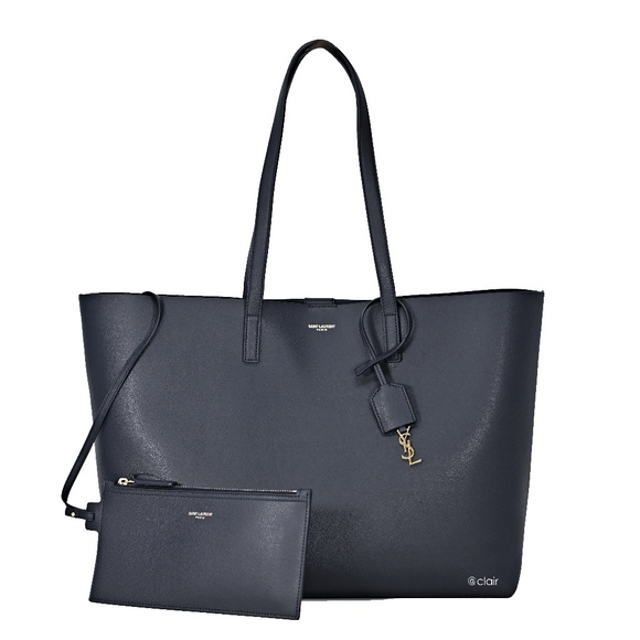 Saint Laurent Handbags - Saint Laurent East/West Monogram Leather Shopping